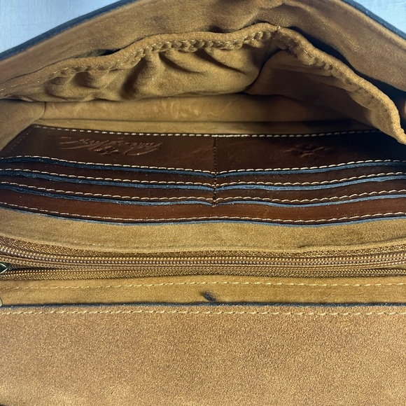 NWOT Stunning! Patricia Nash Lanza Crossbody Bag, Italian Sketchbook, Leather - Picture 10 of 11